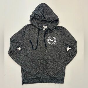 PINK Small Lightweight Hooded Lounge Zip Up Shirt